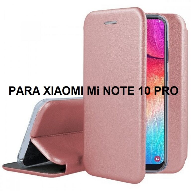 XIAOMI MI NOTE 10 NOTE 10 PRO FUNDA DE TAPA SMART DIVA ROSA DORADA