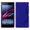 ⭐PARA SONY XPERIA Z ULTRA FUNDA CARCASA DE GEL TPU S-LINE AZUL