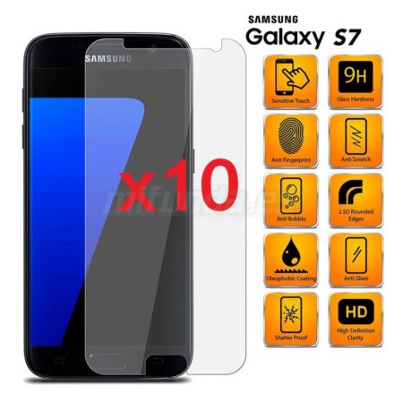 ⭐10x PROTECTOR DE CRISTAL TEMPLADO PREMIUM 9H 2.5D PARA SAMSUNG GALAXY S7 G930 1 ⭐10x PROTECTOR DE CRISTAL TEMPLADO PREMIUM 9H 2.5D PARA SAMSUNG GALAXY S7 G930 1