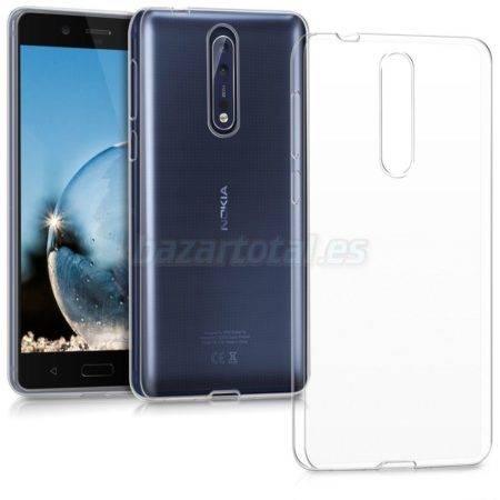 PARA NOKIA 8 FUNDA CARCASA TRANSPARENTE DE GEL TPU PREMIUM