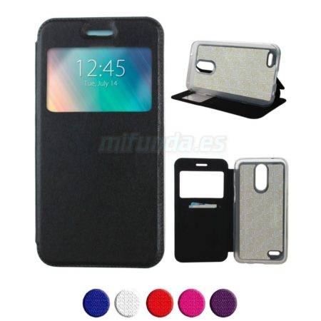 ⭐PARA LG K10 (2017) FUNDA DE TAPA LIBRO PREMIUM FLIP COVER 16 PARA LG K10 (2017) FUNDA DE TAPA LIBRO PREMIUM FLIP COVER DE BUENA CALIDAD