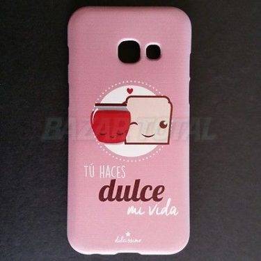 PARA SAMSUNG GALAXY A3 (2017) FUNDA CARCASA DISEÑO "DULCE" DE GEL TPU PREMIUM