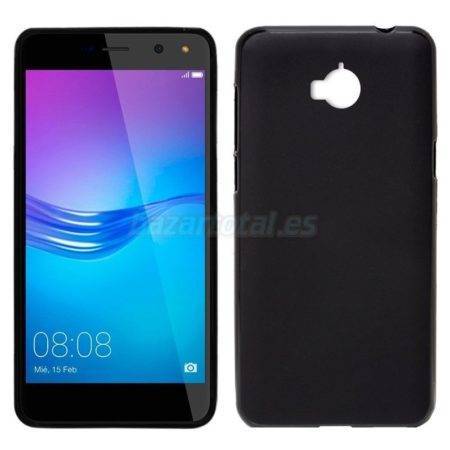 PARA HUAWEI Y5 / Y6 (2017) FUNDA CARCASA NEGRA DE GEL TPU MATE PREMIUM FROSTED 16 PARA HUAWEI Y5 / Y6 (2017) FUNDA CARCASA NEGRA DE GEL TPU MATE PREMIUM FROSTED