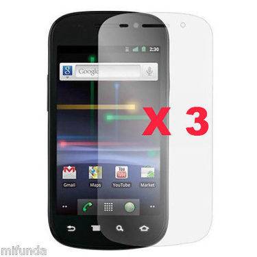3x PROTECTOR DE PANTALLA ULTRA CLEAR SAMSUNG GOOGLE NEXUS S i9020 11 3x PROTECTOR DE PANTALLA ULTRA CLEAR SAMSUNG GOOGLE NEXUS S i9020