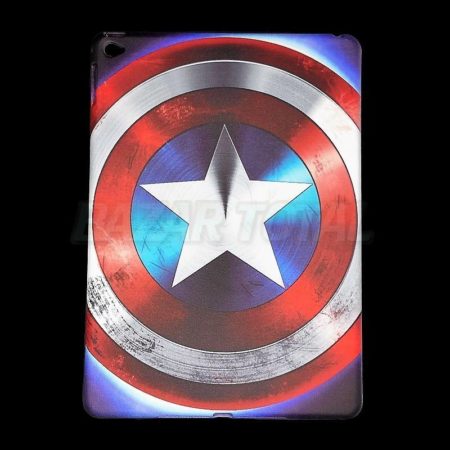 ⭐PARA APPLE IPAD AIR 2 / IPAD 6 FUNDA CARCASA DE TPU FLEXIBLE PREMIUM DISEÑO "AMERICA"