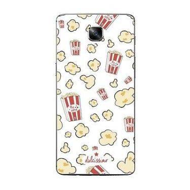 PARA ONEPLUS TWO 2 FUNDA CARCASA DE DISEÑO "POP CORN" DE GEL TPU FLEXIBLE 3 PARA ONEPLUS TWO 2 FUNDA CARCASA DE DISEÑO "POP CORN" DE GEL TPU FLEXIBLE