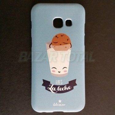 PARA SAMSUNG GALAXY A3 (2017) FUNDA CARCASA DISEÑO "LA LECHE" DE TPU PREMIUM