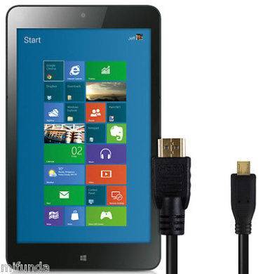 PARA LENOVO THINKPAD 8 CABLE MICRO HDMI MACHO HDMI MICRO MALE TO HDMI MALE 5 PARA LENOVO THINKPAD 8 CABLE MICRO HDMI MACHO HDMI MICRO MALE TO HDMI MALE