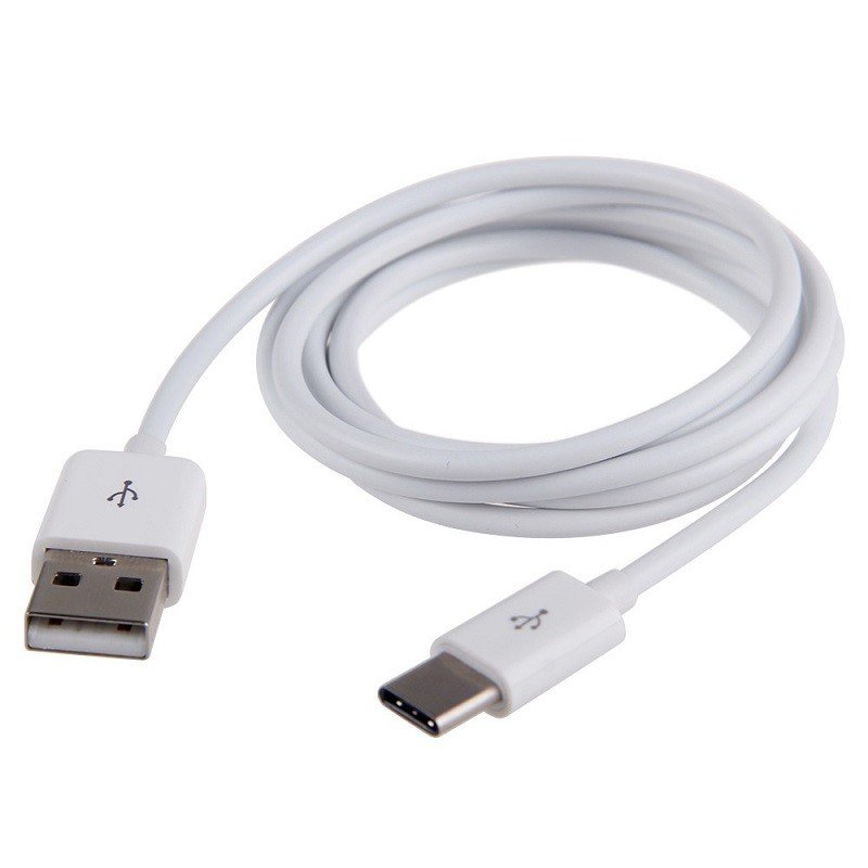 💥CABLE USB TIPO C DE 1 M. MACHO A USB A MACHO BLANCO 1