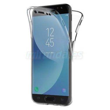 PARA SAMSUNG GALAXY J3 (2017) FUNDA DOBLE 360º DE GEL TPU CON PROTECCION TOTAL