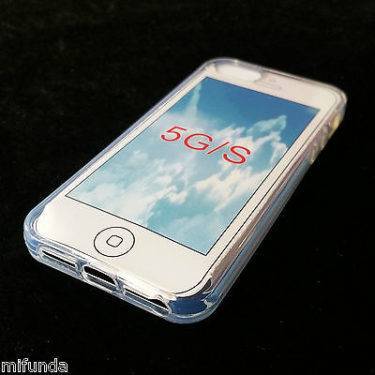 FUNDA CARCASA DE TPU PREMIUM TRANSPARENTE PARA IPHONE SE/5G/5S TPU CLEAR CASE 2 FUNDA CARCASA DE TPU PREMIUM TRANSPARENTE PARA IPHONE SE/5G/5S TPU CLEAR CASE