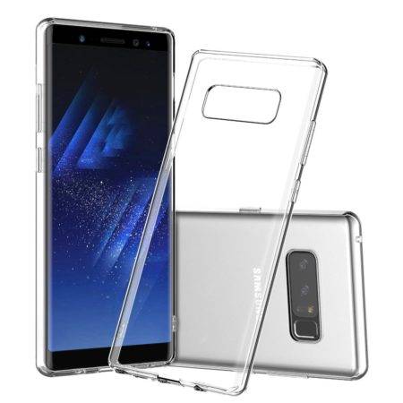 PARA SAMSUNG GALAXY NOTE 8 FUNDA CARCASA TRANSPARENTE DE GEL TPU PREMIUM 3 PARA SAMSUNG GALAXY NOTE 8 FUNDA CARCASA TRANSPARENTE DE GEL TPU PREMIUM