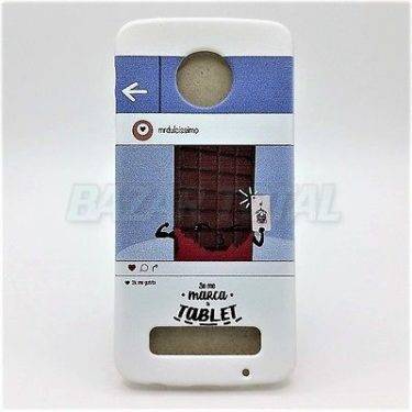 PARA MOTOROLA MOTO Z PLAY FUNDA CARCASA DISEÑO "TABLET " DE TPU FLEXIBLE PREMIUM 14 PARA MOTOROLA MOTO Z PLAY FUNDA CARCASA DISEÑO "TABLET " DE TPU FLEXIBLE PREMIUM