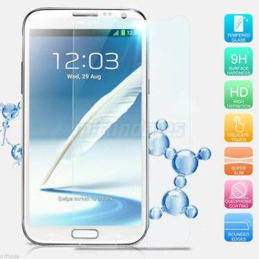 PARA SAMSUNG GALAXY NOTE 2 N7100 CRISTAL TEMPLADO 9H 2.5D SCREEN PROTECTOR GLASS