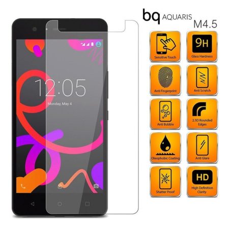 ✔BQ AQUARIS M4.5 PROTECTOR DE CRISTAL TEMPLADO 9H 2.5D 11 ✔BQ AQUARIS M4.5 PROTECTOR DE CRISTAL TEMPLADO 9H 2.5D 10