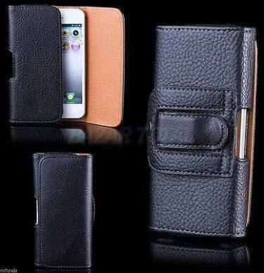 PARA IPHONE SE 5G 5S 5C FUNDA DE CINTURON EN POLIPIEL NEGRA LEATHER BELT COVER 8 PARA IPHONE SE 5G 5S 5C FUNDA DE CINTURON EN POLIPIEL NEGRA LEATHER BELT COVER