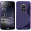 💥LG G FLEX D955 FUNDA CARCASA DE GEL TPU S-LINE LILA