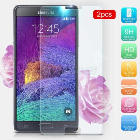 ⭐2x PROTECTOR DE CRISTAL TEMPLADO PREMIUM 9H 2.5D PARA SAMSUNG GALAXY NOTE 4 N910 1