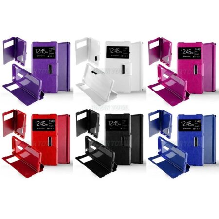 ✅SONY XPERIA Z5 FUNDA DE TAPA LIBRO CON VENTANA 7 ✅SONY XPERIA Z5 FUNDA DE TAPA LIBRO CON VENTANA 1
