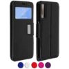 Samsung Galaxy A7 2018 funda de tapa con ventana ✅Samsung Galaxy A7 2018 Funda de Tapa Libro con Ventana en Polipiel 1