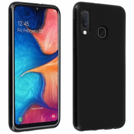 ⭐PARA SAMSUNG GALAXY A20e FUNDA CARCASA DE GEL TPU MATE NEGRA 4 ⭐PARA SAMSUNG GALAXY A20e FUNDA CARCASA DE GEL TPU MATE NEGRA 4