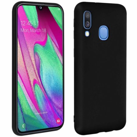 ⭐PARA SAMSUNG GALAXY A40 FUNDA CARCASA DE GEL TPU MATE NEGRA 2 ⭐PARA SAMSUNG GALAXY A40 FUNDA CARCASA DE GEL TPU MATE NEGRA 2