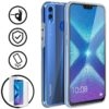 Honor 8X Funda Doble Transparente 360º-1 💥HUAWEI HONOR 8X FUNDA CARCASA DOBLE TRANSPARENTE CON PROTECCION TOTAL 360º 1