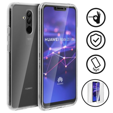 ✅HUAWEI MATE 20 LITE FUNDA CARCASA TRANSPARENTE DOBLE CON PROTECCION INTEGRAL 360º 5 ✅HUAWEI MATE 20 LITE FUNDA CARCASA TRANSPARENTE DOBLE CON PROTECCION INTEGRAL 360º 5