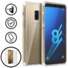 Samsung Galaxy A8 Funda Doble 360º-1 ✅SAMSUNG GALAXY A8 FUNDA CARCASA DOBLE TRANSPARENTE CON PROTECCION TOTAL 360º 1