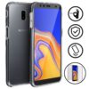 💥SAMSUNG GALAXY J6 PLUS FUNDA CARCASA TRANSPARENTE DOBLE CON PROTECCION 360º 1