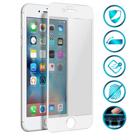 ⭐PARA APPLE IPHONE 6/6s PROTECTOR DE PANTALLA DE CRISTAL TEMPLADO FULL GLUE 11D PREMIUM BLANCO 1