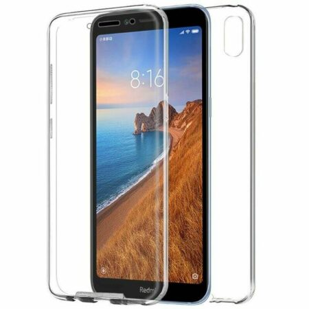 ✅XIAOMI REDMI 7A FUNDA CARCASA DOBLE TRANSPARENTE CON PROTECCION 360º 7 ✅XIAOMI REDMI 7A FUNDA CARCASA DOBLE TRANSPARENTE CON PROTECCION 360º 7