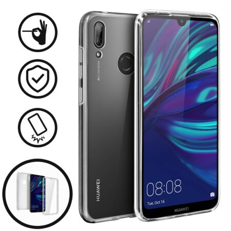 💥HUAWEI Y7 / Y7 PRO 2019 FUNDA CARCASA DOBLE TRANSPARENTE CON PROTECCION TOTAL 360º 15 💥HUAWEI Y7 / Y7 PRO 2019 FUNDA CARCASA DOBLE TRANSPARENTE CON PROTECCION TOTAL 360º 15