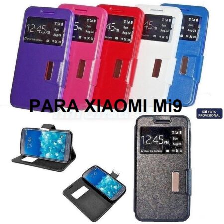 ✅XIAOMI MI 9 FUNDA DE TAPA LIBRO CON VENTANA 2 ✅XIAOMI MI 9 FUNDA DE TAPA LIBRO CON VENTANA 2