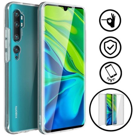 💥XIAOMI MI NOTE 10 / NOTE 10 PRO FUNDA CARCASA DOBLE TRANSPARENTE CON PROTECCION 360º 1