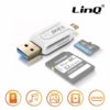 Lector SD-Micro SD OTG USB blanco-3 ✅ADAPTADOR OTG USB Y MICRO USB CON LECTOR DE TARJETAS BLANCO 1