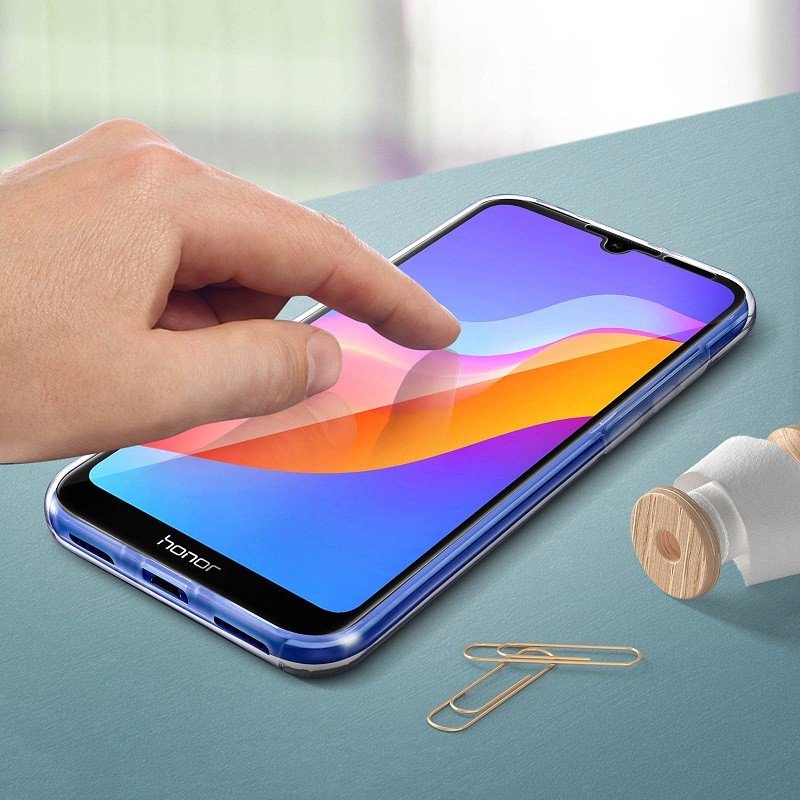 MaiJin Custodia Morbida TPU Per Huawei Y6 2019 / Honor Play 8A – Trasparente Cristallo, Anti-scivolo, Protezione Posteriore