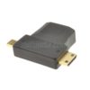 ✔ADAPTADOR CONECTOR MINI-MICRO HDMI MACHO A HDMI HEMBRA 3