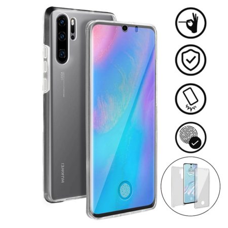 💥HUAWEI P30 PRO FUNDA CARCASA DOBLE TRANSPARENTE CON PROTECCION TOTAL 360º