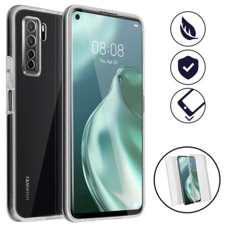💥HUAWEI P40 LITE 5G FUNDA CARCASA DOBLE TRANSPARENTE CON PROTECCION TOTAL 360º