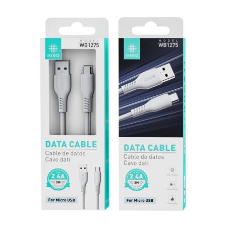 ✅Cable USB a Micro USB de 3 metros de Carga Rápida