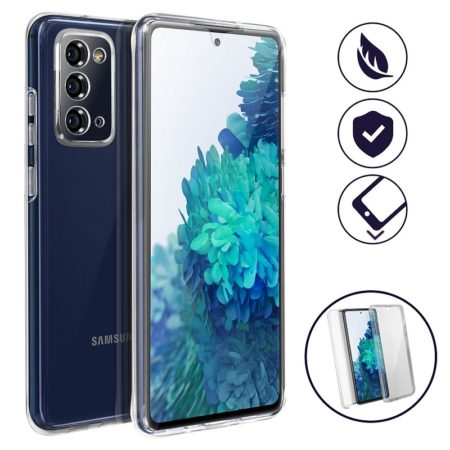 💥SAMSUNG GALAXY S20 FE FUNDA CARCASA TRANSPARENTE DOBLE CON PROTECCION 360º 1