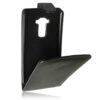 ✅LG G Flex D955 F340 Funda de Tapa Vertical en Polipiel Negra 1