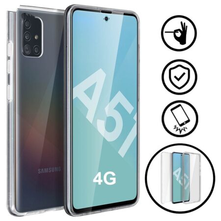 ✅SAMSUNG GALAXY A51 4G FUNDA CARCASA TRANSPARENTE DOBLE CON PROTECCION 360º 3 ✅SAMSUNG GALAXY A51 4G FUNDA CARCASA TRANSPARENTE DOBLE CON PROTECCION 360º 3