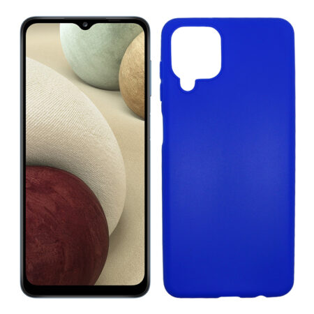 ✅Samsung Galaxy A12 5G Funda Carcasa de Gel TPU Mate Azul 8 ✅Samsung Galaxy A12 5G Funda Carcasa de Gel TPU Mate Azul 8