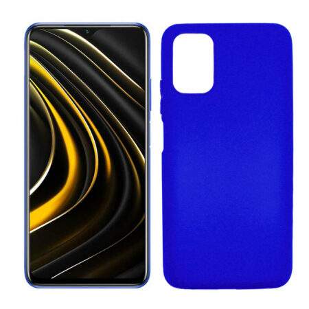 ✅Xiaomi Poco M3/Redmi 9T Funda Carcasa de Gel TPU Mate Azul 4 ✅Xiaomi Poco M3/Redmi 9T Funda Carcasa de Gel TPU Mate Azul 4
