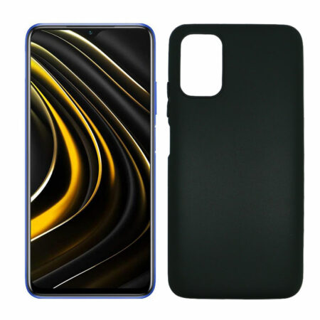 ✅Xiaomi Poco M3/Redmi 9T Funda Carcasa de Gel TPU Mate Negra 5 ✅Xiaomi Poco M3/Redmi 9T Funda Carcasa de Gel TPU Mate Negra 5