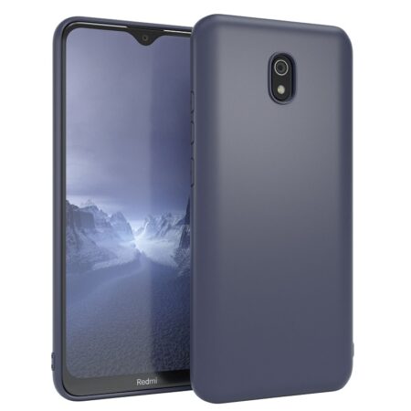 ✅Xiaomi Redmi 8A Funda Carcasa de TPU Flexible Mate Azul Marino