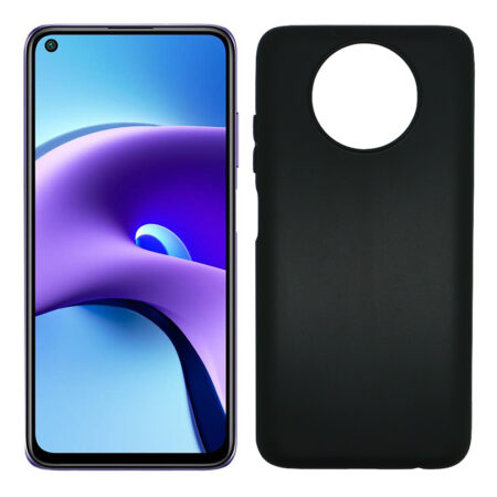 ✅Xiaomi Redmi Note 9T Funda Carcasa de Gel TPU Mate Negra
