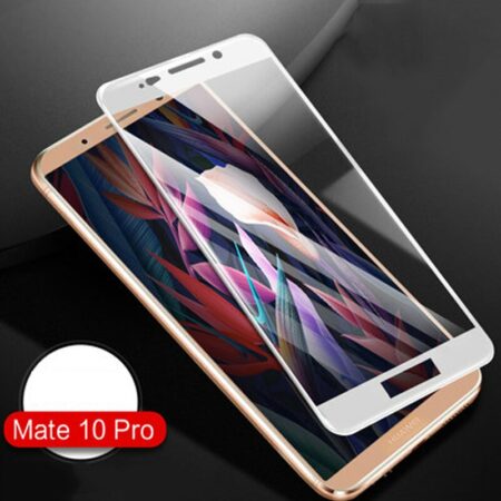 ✅Huawei Mate 10 Pro Protector de Cristal Templado con Marco Blanco 1 ✅Huawei Mate 10 Pro Protector de Cristal Templado con Marco Blanco 1